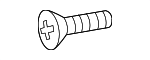 90148A0017 - Body: Door Lock Striker Plate Screw for Toyota Image