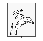 5QF809851 - Body: Inner Wheelhouse for Volkswagen: Tiguan Image