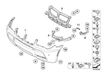 51113400919 - : Mount, Bumper Left for BMW Image