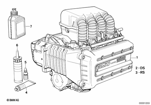 Engine / Running Gear for 1992 BMW-Motorrad K 1 #1