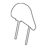 30761142 - Body: Headrest for Volvo Image