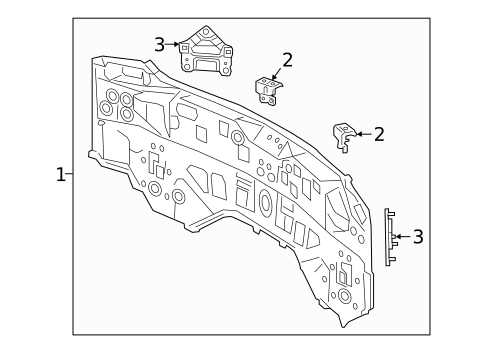 Rear Body for 2019 Lexus UX250h #0