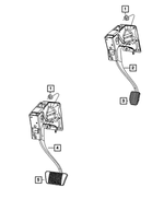 5105522AJ - Brakes: Brake Pedal for Mopar Image