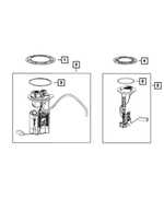 68656935AA - Fuel and Accelerator Pedal: Fuel Pump/level Unit Module Kit for Jeep: Cherokee Image