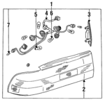 23401157 - : Bulb for Lexus: ES250, ES300, GS300, LS400, LX450, SC300, SC400 Image