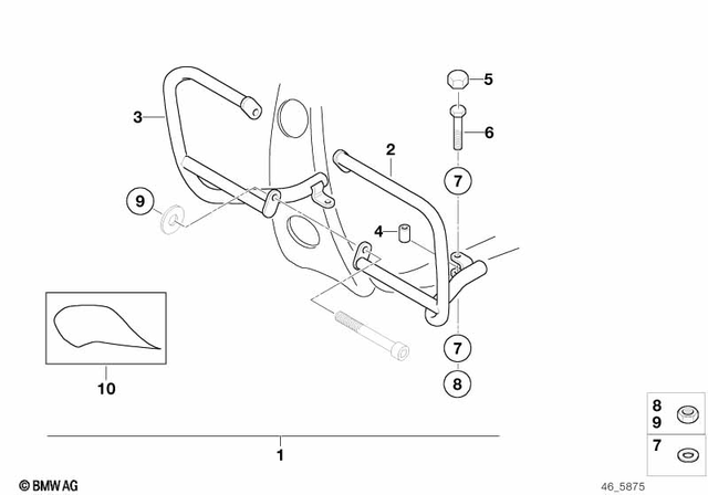 46621453668 - Frame and Mounting Parts: Protective Cap for B+ - M6 for BMW-Motorrad Image