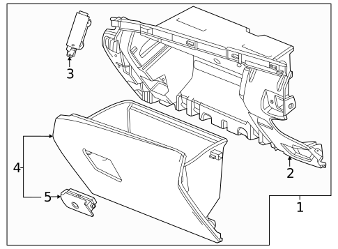 Glove Box for 2026 GMC Yukon XL #0