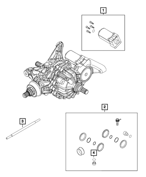 Rear Axle; Housing, Differential and Vent for 2017 Fiat 500X #0