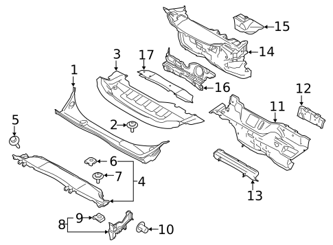 Cowl for 2022 Ford Transit Connect #0