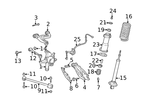 Rear Suspension for 2003 Lexus GS430 #0