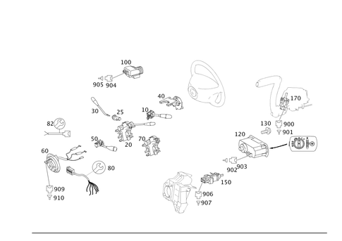 Switch for 2007 Mercedes-Benz SLK280 #0