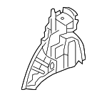 64730SNCA00ZZ - Body: Wheel Housing Side Panel for Honda: Civic Image