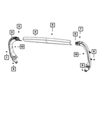6TS84SA5AA - : Lift-Gate Trim Upper Panel for Jeep: Compass Image
