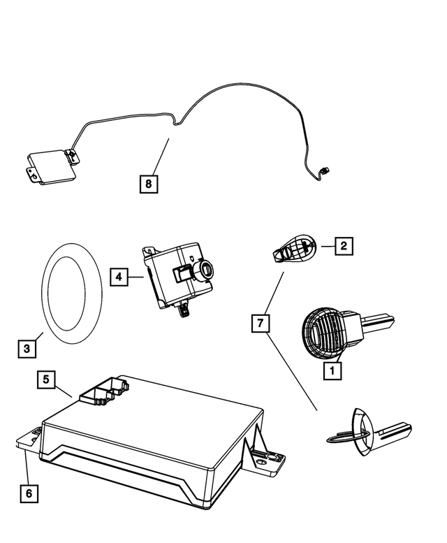 5026881AE - Electrical: Wireless Ignition Node Receiver for Mopar Image image