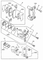 1099851890 - Chassis: WASHER, DISK BRAKE LOCK for Honda Image