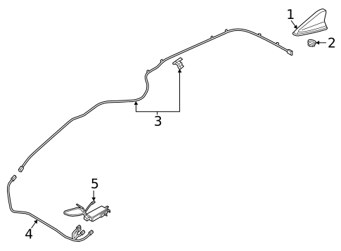 Antenna & Radio for 2021 Hyundai Kona Electric #0