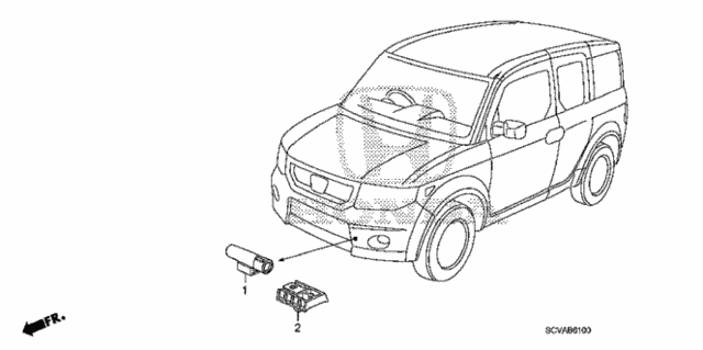 A/C Sensor for 2010 Honda Element #0