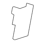 C2P3689 - Body: Knee Bolster Nut for Jaguar: F-Pace, F-Type, X-Type, XE, XF Image