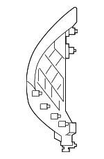 T2R9949LAA - : End Panel for Jaguar: F-Type Image