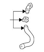 8L9121073D - Cooling System: Hose for Audi: TT, TT Quattro Image