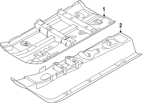 Floor & Rails for 2025 Nissan Kicks #0