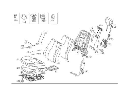 Right Seat for 2003 Mercedes-Benz S55 AMG #0