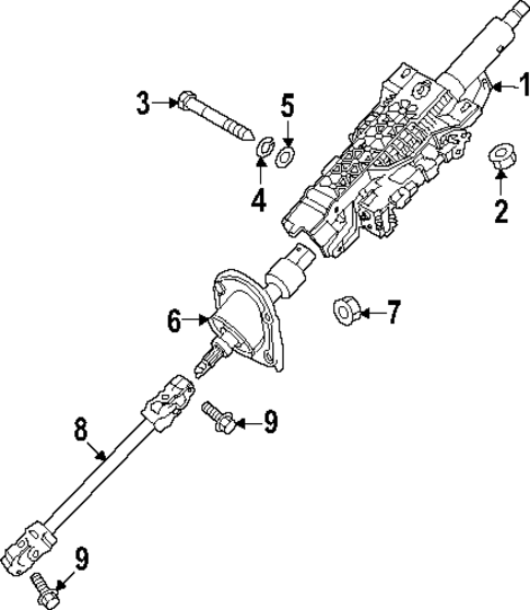 Steering Column Assembly for 2024 Genesis Electrified GV70 #0