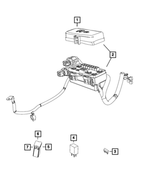 68188679AA - Electrical: Power Distribution Center Cover for Mopar Image