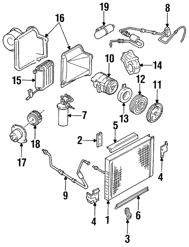 ZZM061480 - : A/C Condenser for Mazda Image
