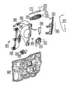 1YB54MAGAC - : Door Handle Cap for Chrysler: 200 Image