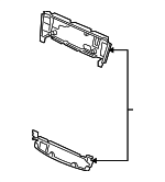 39059SECL11 - Body: Rear Cover for Acura Image