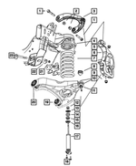 55366817AB - Front Suspension: Front Coil Spring for Mopar Image