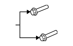 6513120AA - Suspension: Suspension Stabilizer Bar Bracket Bolt for Mopar Image