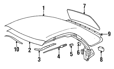 Cover & Components for 1996 Audi Cabriolet #0