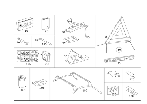 Tools and Accessories for 2007 Mercedes-Benz SLK280 #0