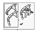 41107204049 - Body: Apron &amp; Wheelhouse for BMW: 535i GT, 535i GT xDrive, 550i GT, 550i GT xDrive, 740i, 740Ld xDrive, 740Li, 740Li xDrive, 750i, 750i xDrive, 750Li, 750Li xDrive, 760Li, ActiveHybrid 7 Image