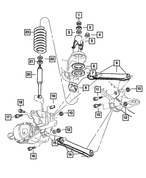 Front Suspension for 2003 Dodge Ram 3500 #1