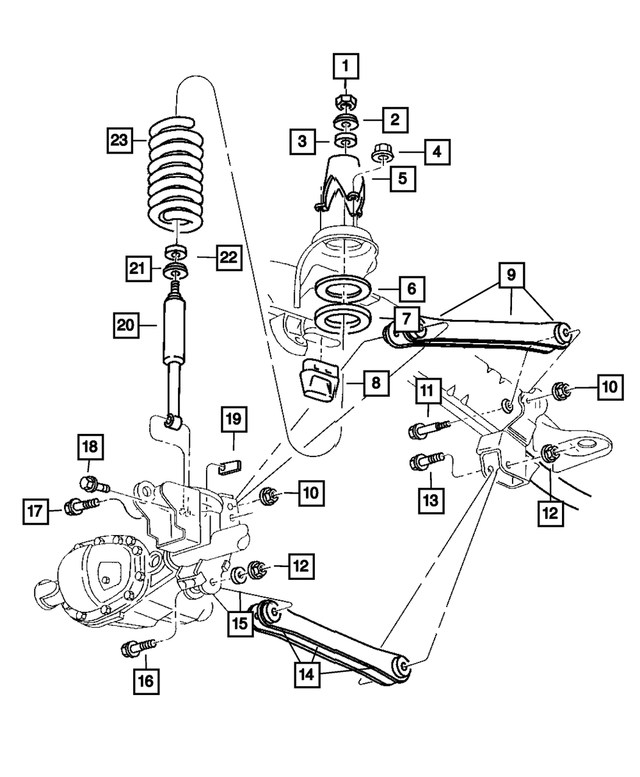 6503029 - : Hex Nut, Upper for Mopar Image