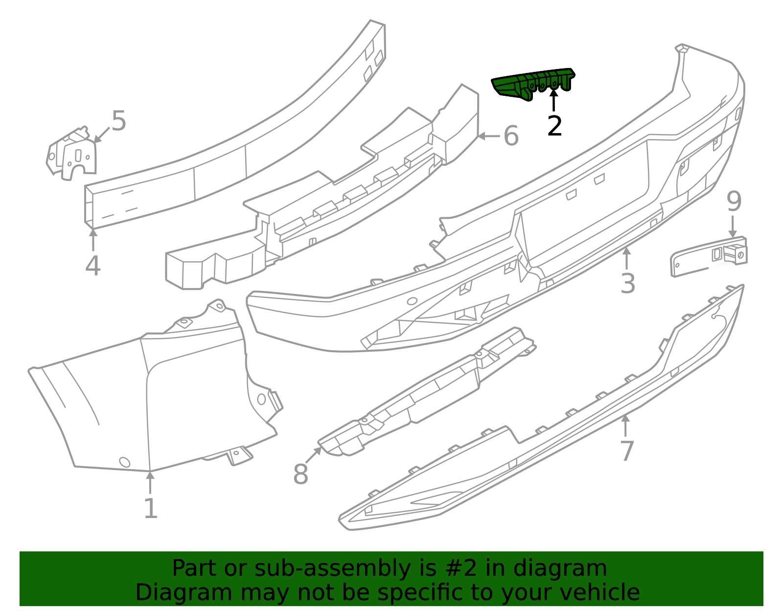 2025-2026 Nissan Murano Bumper Cover Bracket 85227-7BA0A | OEM Parts Online