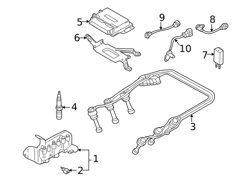 Ignition System for 2006 Hyundai Tiburon #0