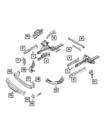 68378545AA - : Frame Side Rail for Mopar Image