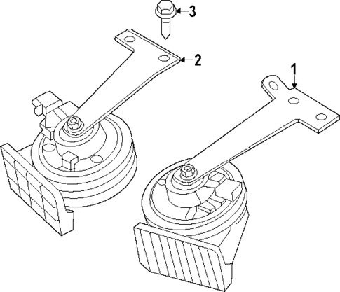 Horn for 2025 Dodge Hornet #0