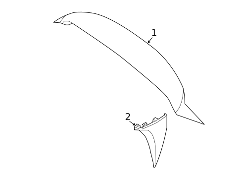 Spoiler for 2018 Nissan Pathfinder #0