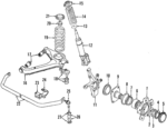 4511160A00 - Suspension: Knuckle for Suzuki Image