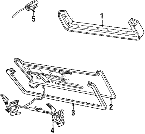 Stowage Compartment for 1987 Chevrolet Corvette #0