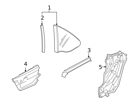 Quarter Window for 2013 Porsche 911 #0