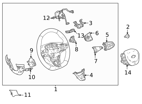 Steering Wheel & Trim for 2023 Chevrolet Bolt EUV #0