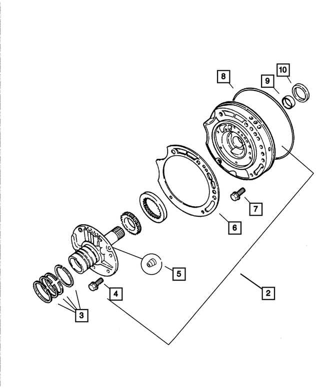 « 6500211 – Automatic Transaxle 4 Speed : Tête Hexagonale Boulon pour Mopar Image »