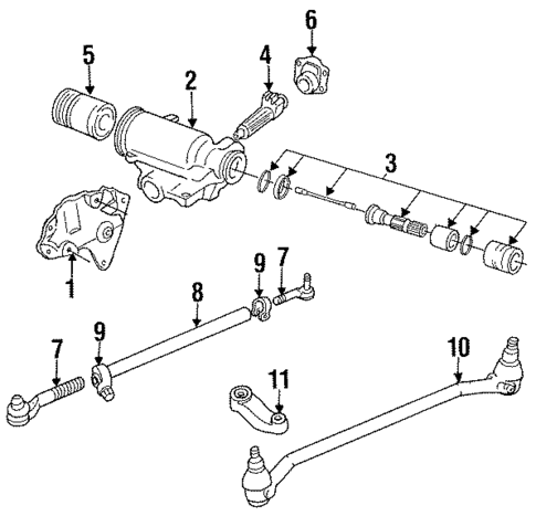 Steering Gear & Linkage for 1993 Dodge W150 #2