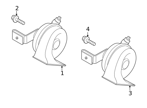 Horn for 2013 Mini Cooper #0